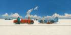 Salt Plains (detail) Art Print by Rick Monroe