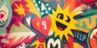 Sunny Side of the Street (detail) Art Print by Kid Zoid