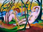 Nudes under Trees Art Print