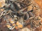 Carica di lancieri, 1915 Art Print