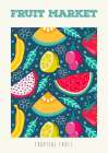 Fruit Market: Tropical Fruit I Art Print