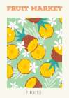 Fruit Market: Pineapple Art Print