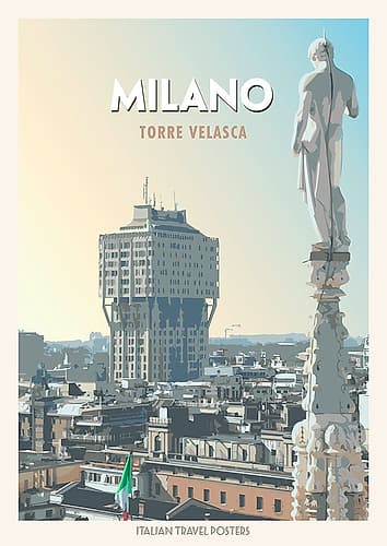 Milano: Torre Velasca Art Print