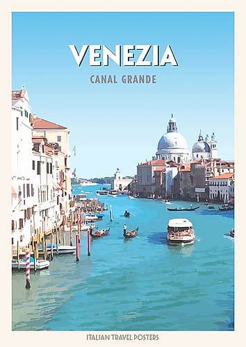 Venezia: Canal grande Art Print