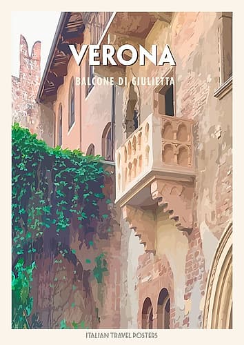 Verona: Balcone di Giulietta Art Print