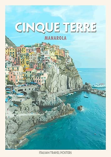 Cinque Terre: Manarola Art Print