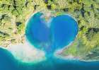 Heart Shaped Atoll-Fiji Art Print