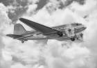 DC-3 in flight Art Print