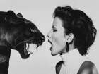 Face to Face (BW) Art Print