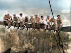 Lunch atop a Skyscraper, New York 1932 (colorized version) Art Print