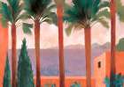 Mediterranean Gardens, Marrakech Art Print