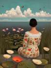 By the Lake Art Deco Print