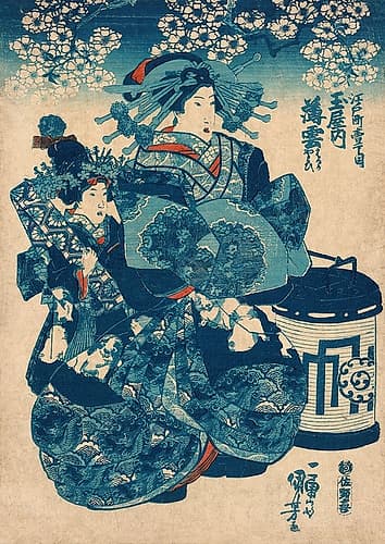 Tamaya uchi Usugumo Art Print