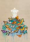 Dress of Butterflies I Art Print