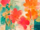 Floral Panel #1 (detail) Art Print