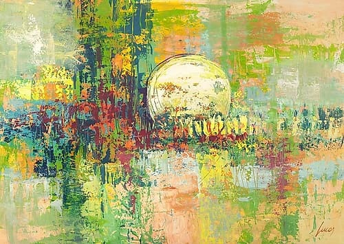 Luna piena Art Print by Lucas