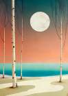 Moonlight Calm (detail) Art Print