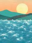 Waves (detail V) Modern Print