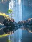 Waterfall of Meditation Art Print