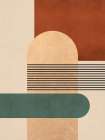 Modernist Composition VI Modern Print