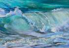 Aqua Wave Art Print