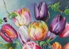Tulip Chorus Art Print