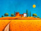 Pomeriggio toscano Art Print