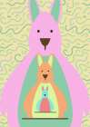 Kangaroos Art Print