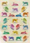 Wildlife pattern II (multicolor) Art Print