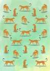 Wildlife pattern I Art Print