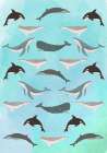 Wildlife pattern IV Art Print