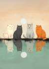 Friends in the moonlight (detail) Art Print