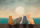Under the Moon (detail) Art Print