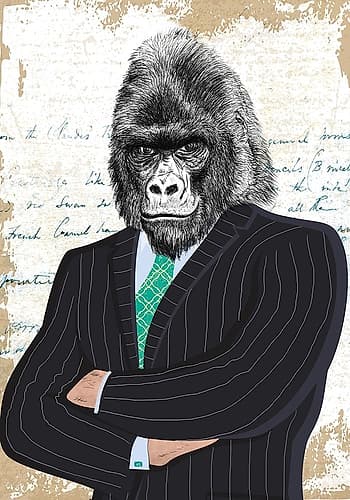 Distinguished Boss Art Print by Matt Spencer