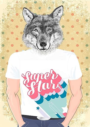Super Star Art Print