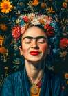 Fridas Smile Art Print