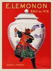Eau de vie, E. Lemonon Art Deco Print
