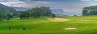 Golfing by the Ocean Art Print