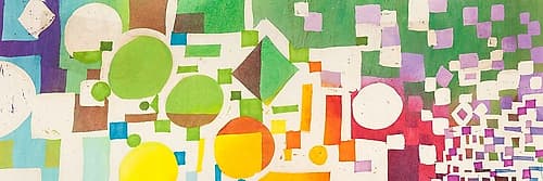 Multicolor Pattern VI Art Print