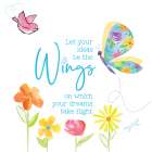 Dreams Take Flight on White XI Art Print