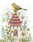 Feathered Fields IX Art Print