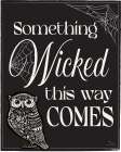 Haunted Halloween XIII on black Art Print