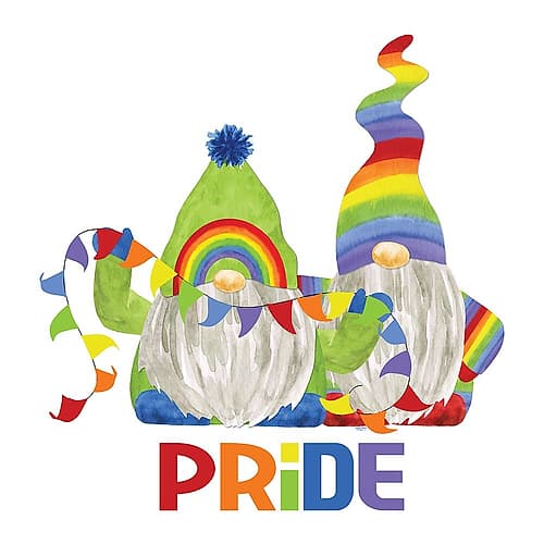 Pride Gnomes I couple Art Print