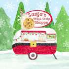 Food Cart Christmas IV-Santas Milk and Cookies Art Print