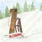 Sleigh Bells Ring II-Sledding Art Print