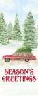 Sleigh Bells Ring panel III-Tree Day Art Print