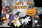 Fright Night Friends horizontal I Art Print