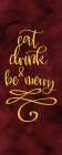 All that Glitters panel III-Be Merry Art Print