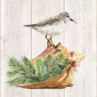 Christmas on the Coast Aqua III Art Print