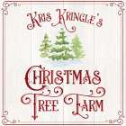 Vintage Christmas Signs VI-Tree Farm Art Print